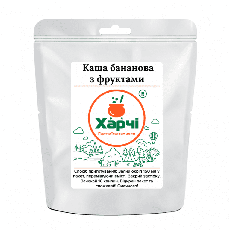 Каша бананова з фруктами, Харчі ТМ — 1