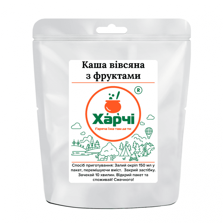 Каша вівсяна з фруктами, Харчі ТМ — 1