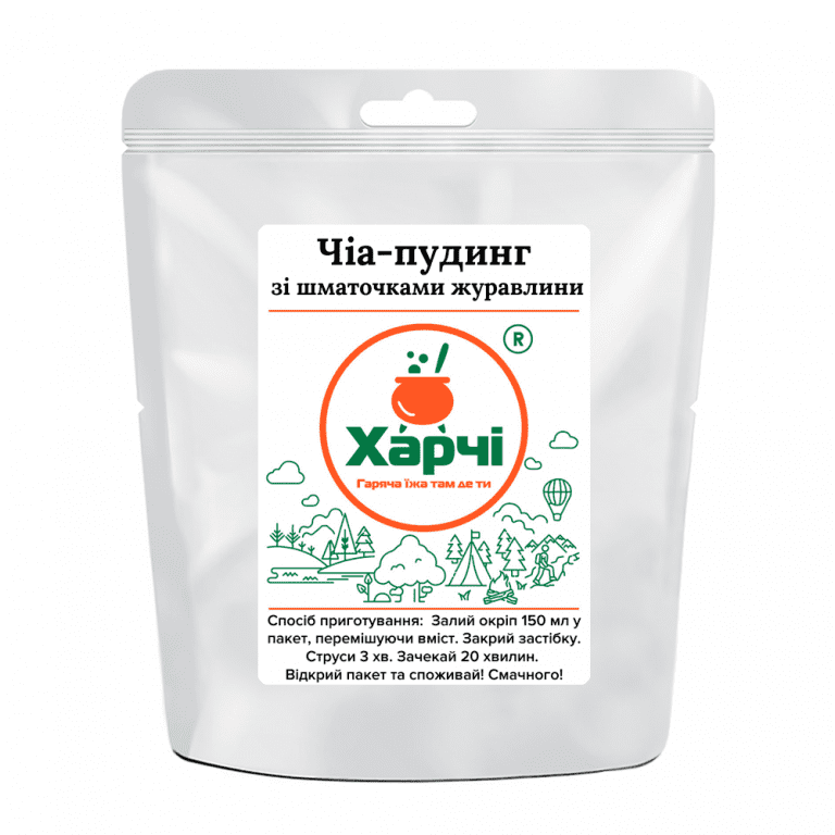 Чіа-пудинг зі шматочками журавлини, Харчі ТМ — 1