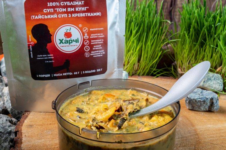 100% Сублімат. Суп "Том Ям Кунг" (Тайський суп з креветками) — 4